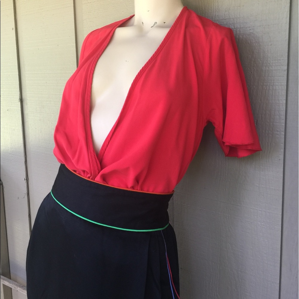 BKE from Buckle Bright Red top.